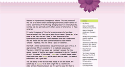 Desktop Screenshot of hysterectomyconsequences.com